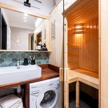 Nasza Baza Z Sauną, Kominkiem I Tarasem Apartament *